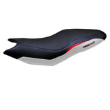 Triumph Trident 660 2021-2025 Seat Cover Tappezzeria Italia TPZ in White Red and Black