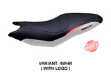 Triumph Trident 660 2021-2025 Seat Cover Tappezzeria Italia TPZ in White Red and Black