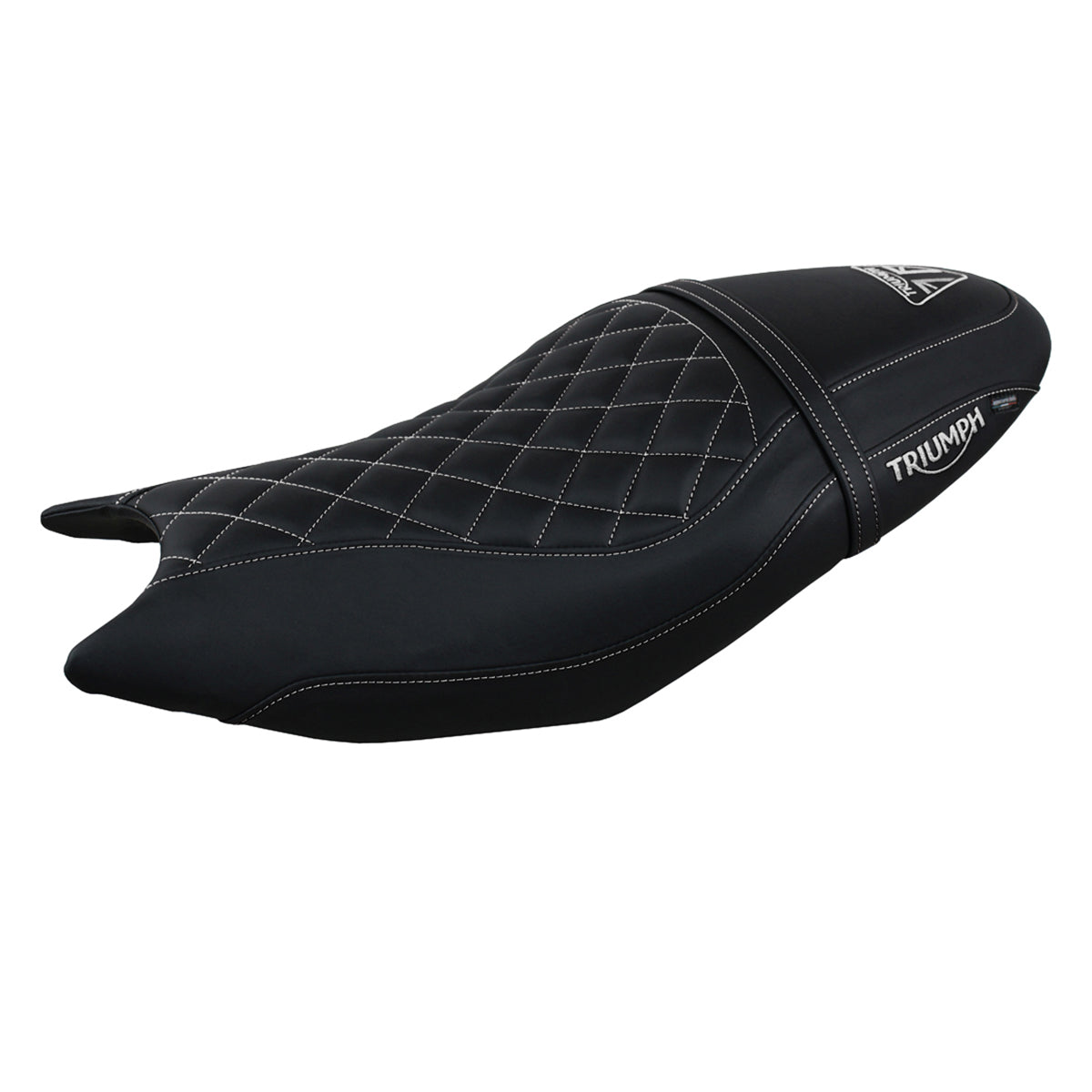 Triumph Trident 660 2021-2025 Seat Cover Tappezzeria Italia TPZ in Black White Diamond