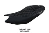 Triumph Trident 660 2021-2025 Seat Cover Tappezzeria Italia TPZ in Black White Diamond