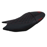 Triumph Trident 660 2021-2025 Seat Cover Tappezzeria Italia TPZ in Black Red Diamond
