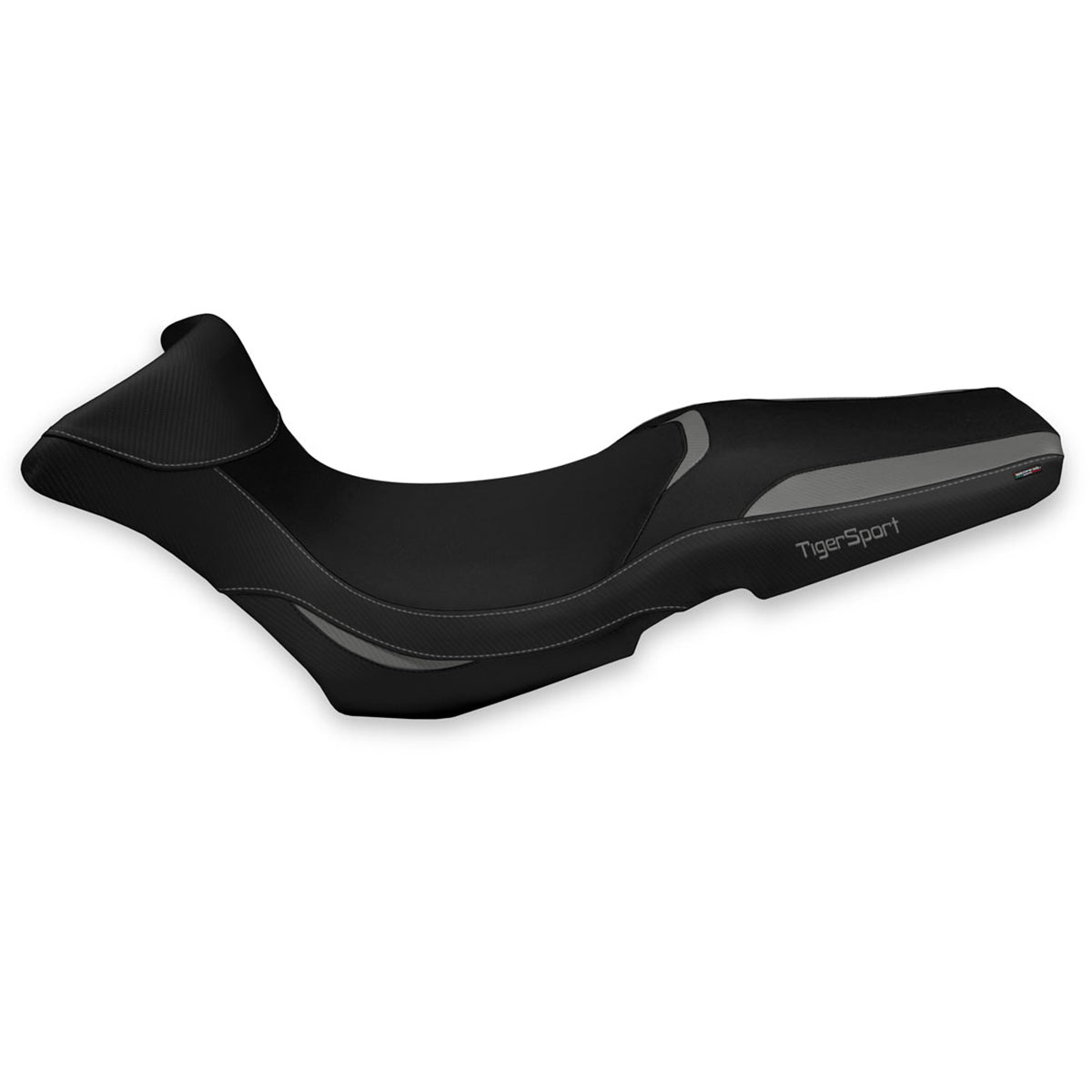 Funda de asiento Tappezzeria Italia TPZ Comfort para Triumph Tiger 1050 Sport (2013-2020) en gris