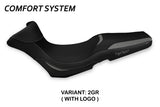 Funda de asiento Tappezzeria Italia TPZ Comfort para Triumph Tiger 1050 Sport (2013-2020) en gris