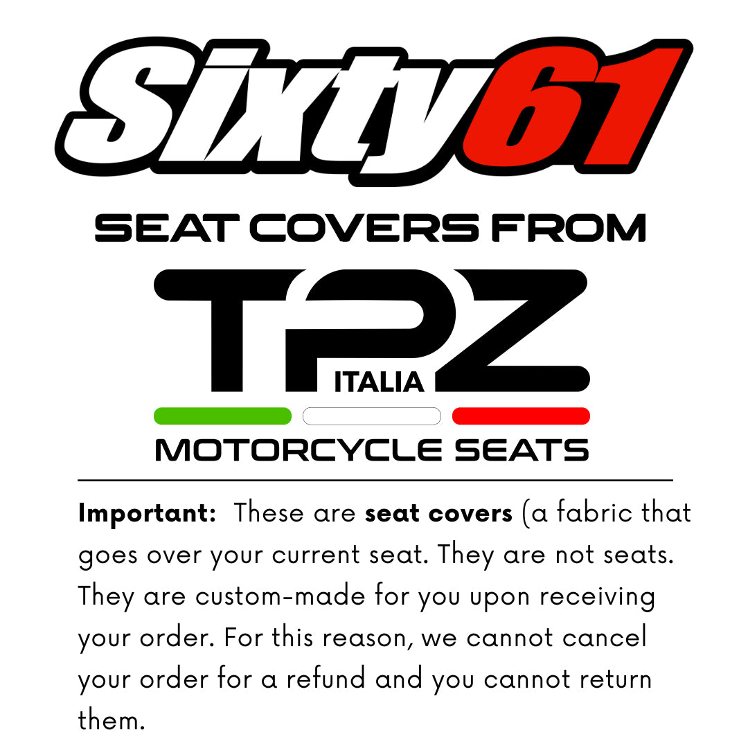 BMW G650GS 2010-2016 Seat Cover TPZ Italia Essential Black