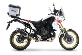 Yamaha Tenere 700 2025-2026 GPR Tech 35L Aluminum Top Case, Silver, with roof rack and mounting plate - photo 1