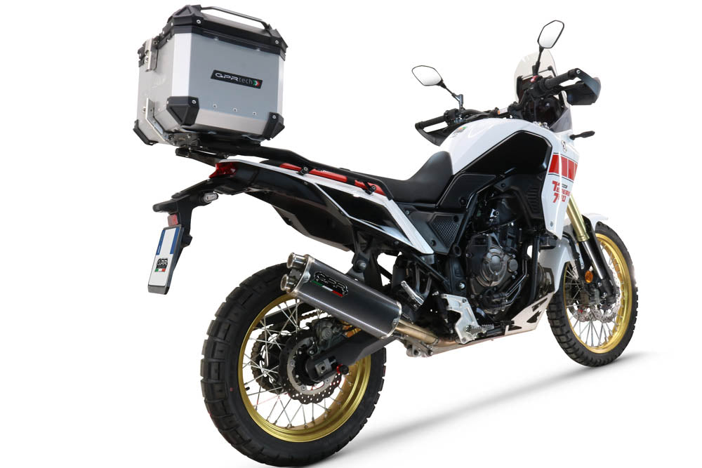 Yamaha Tenere 700 2019-2020 GPR Tech 55L Aluminum Top Case, Silver, with luggage rack and mounting plate - photo 3
