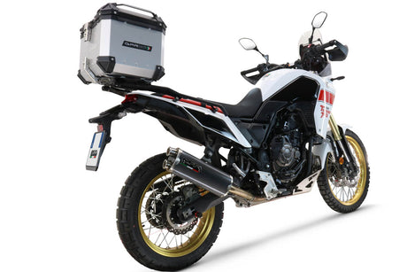 Yamaha Tenere 700 2025-2026 GPR Tech 35L Aluminum Top Case, Silver, with roof rack and mounting plate - photo 3