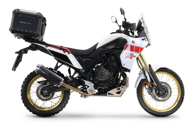 Yamaha Tenere 700 2025-2026 GPR Tech 45L Aluminum Top Case, Black, with roof rack and mounting plate - photo 1