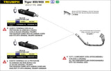 EN STOCK 72005VAN Escape deslizante Arrow Veloce Racing para alforjas laterales para Tiger 850/900 20-24