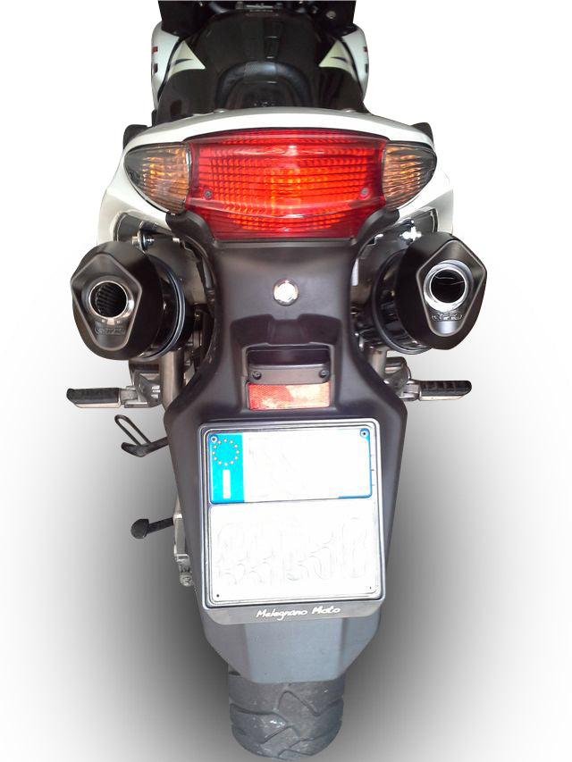 Honda Varadero 1000 1999-2011 Exhaust GPR Double Slip-on Furore Nero
