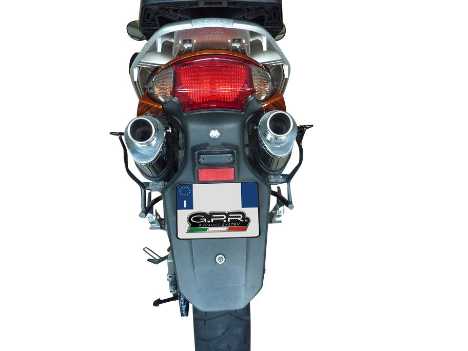 Honda Varadero 1000 1999-2011 Exhaust GPR Double Slip-on Trioval