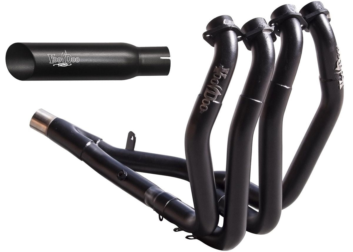 Suzuki Hayabusa 2022-2026 4-into-1 Voodoo Black Exhaust Pipe | Sixty61