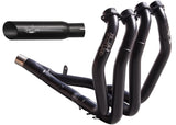 Suzuki Hayabusa 2022-2024 (STOCK SWINGARM) 4-into-1 Shorty Black Exhaust Pipe by Voodoo