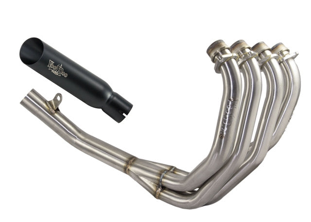 ksc EXHAUSTイグゾースト3.9ヘヴィウエイト Honda CBR 900RR 1993-1999 4-into-1 Shorty Black Exhaust Pipe by