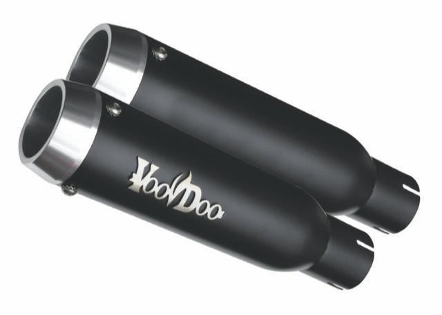 Suzuki Hayabusa 2008-2020 Dual Mini Meg Shorty Black Exhausts by