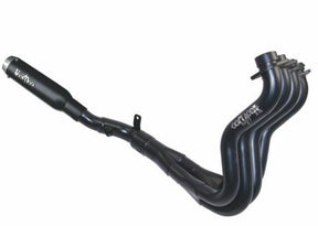 Suzuki GSXR 1000 Exhaust 2017-2025 Race, 4:1 Full System, Mini Meg Shorty in Black by Voodoo