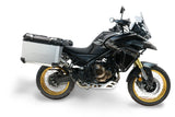 Voge 625DSX 2025-2026 GPR Tech 38+32L Aluminum Side Cases, Silver with Pannier Holders - photo 1