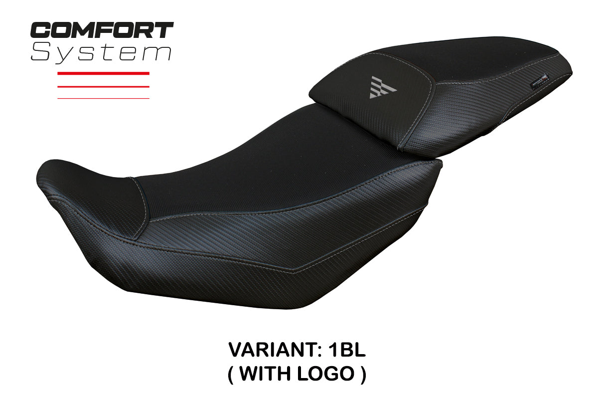 Funda de asiento Voge Valico 500 DS DSX 2020-2024 Tappezzeria Italia TPZ Comfort en negro