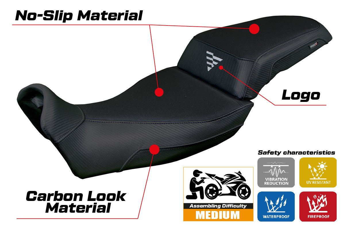 Voge Valico 625 DSX 2025 Seat Cover TPZ Italia Black