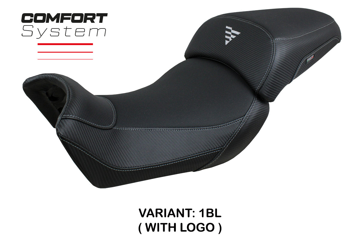 Funda Asiento Voge Valico 650 DS 2021-2024 Tappezzeria Italia TPZ Comfort en Negro