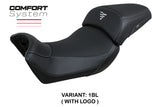 Funda Asiento Voge Valico 650 DS 2021-2024 Tappezzeria Italia TPZ Comfort en Negro