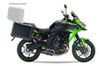 Kawasaki Versys 650 2015-2016 GPR Tech 38+38L Aluminum Side Cases, Black with Pannier Holders - photo 1