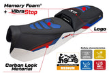 BMW R1300GS Adventure 2024-2026 Seat Cover TPZ Italia Comfort Plus Blue White Red