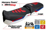BMW R1300GS ADV 2024-2026 Seat Cover TPZ Italia Comfort Plus White Red Blue