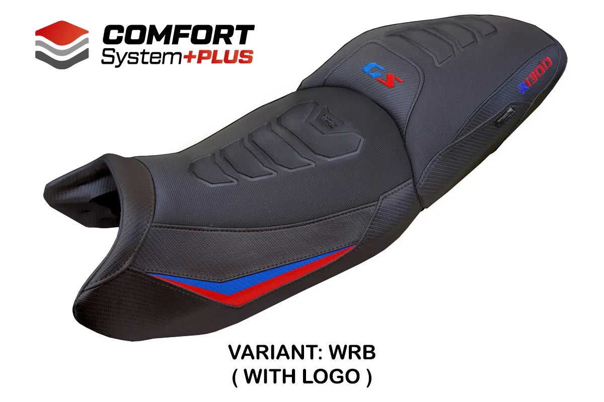 BMW R1300GS Touring 2023-2026 Seat Cover TPZ Italia Comfort Plus Red Blue