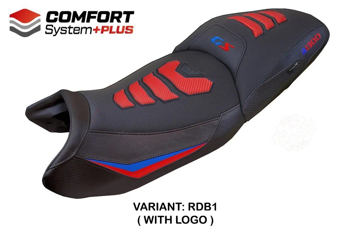 BMW R1300GS Touring 2023-2026 Seat Cover TPZ Italia Comfort Plus White Blue Red