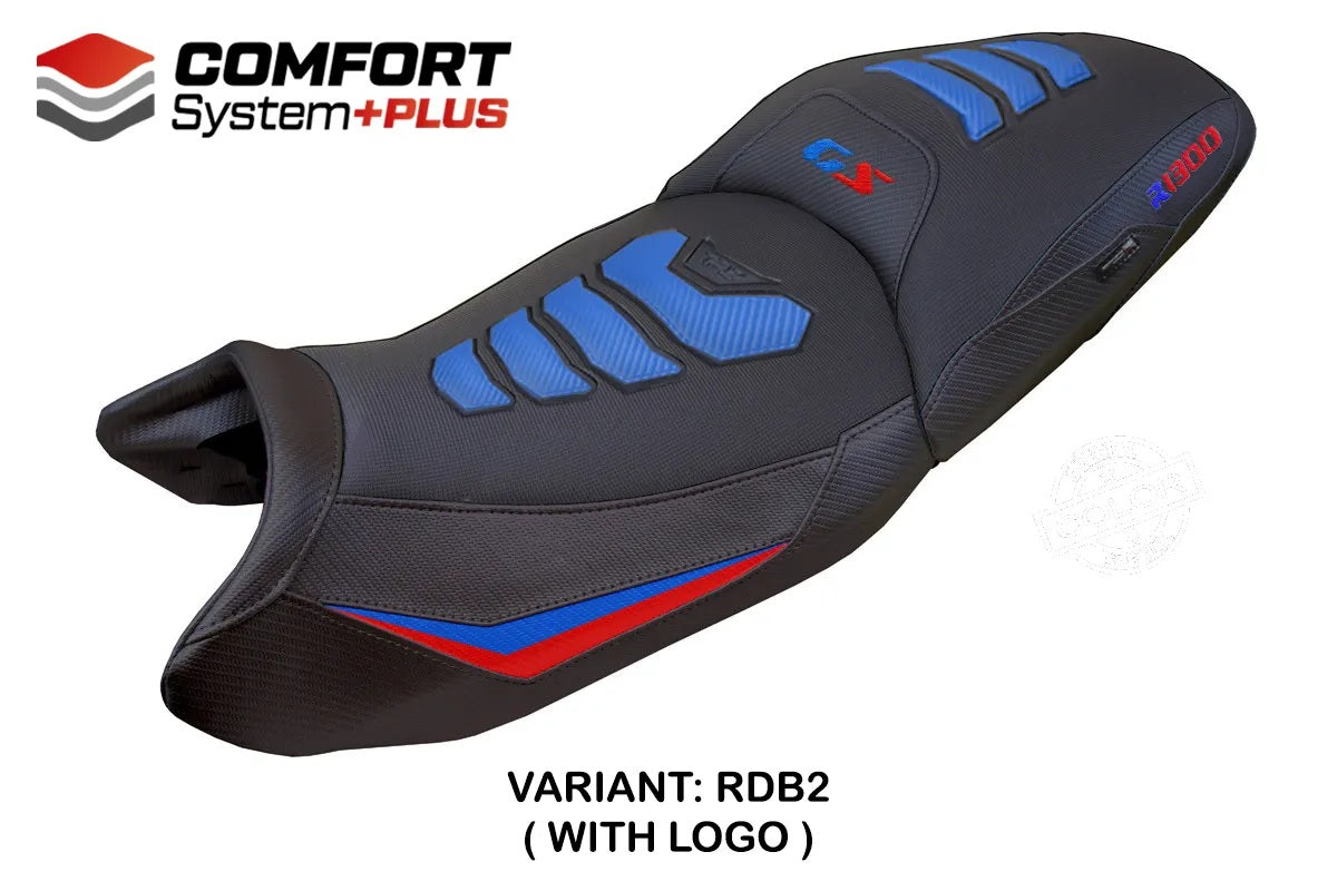 BMW R1300GS Touring 2023-2026 Seat Cover TPZ Italia Comfort Plus Red Blue White