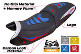 BMW R1300GS Touring 2023-2026 Seat Cover TPZ Italia Comfort Plus Blue Red White