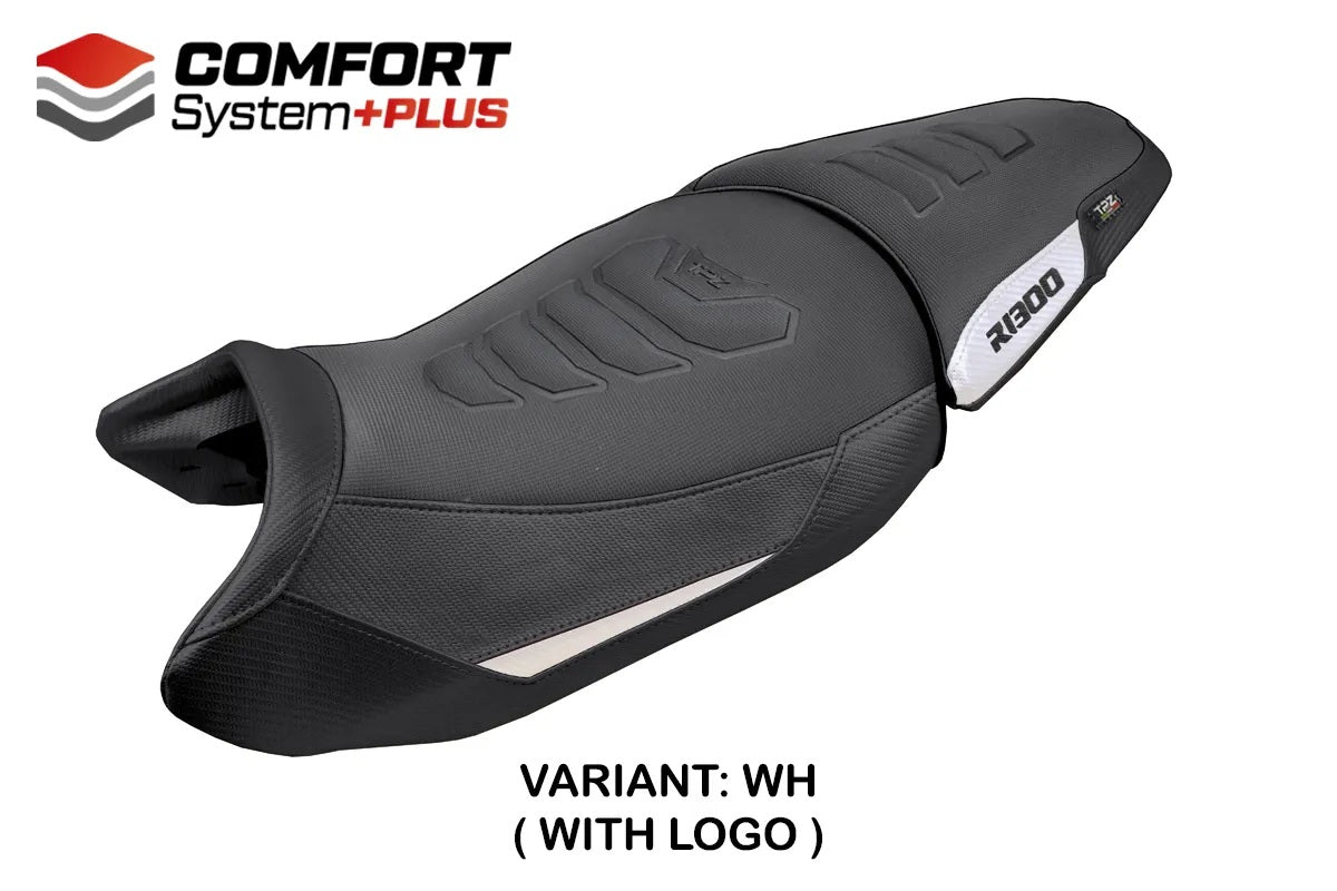 BMW R1300GS 2023-2026 Seat Cover TPZ Italia Comfort Plus White Black