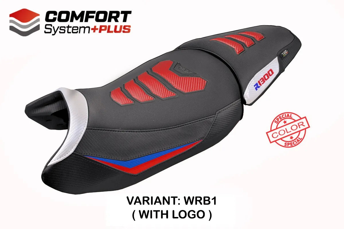 BMW R1300GS 2023-2026 Seat Cover TPZ Italia Comfort Plus Red Blue White