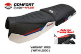 BMW R1300GS ADV Trophy 2024-2026 Seat Cover TPZ Italia Comfort Plus White Red Blue
