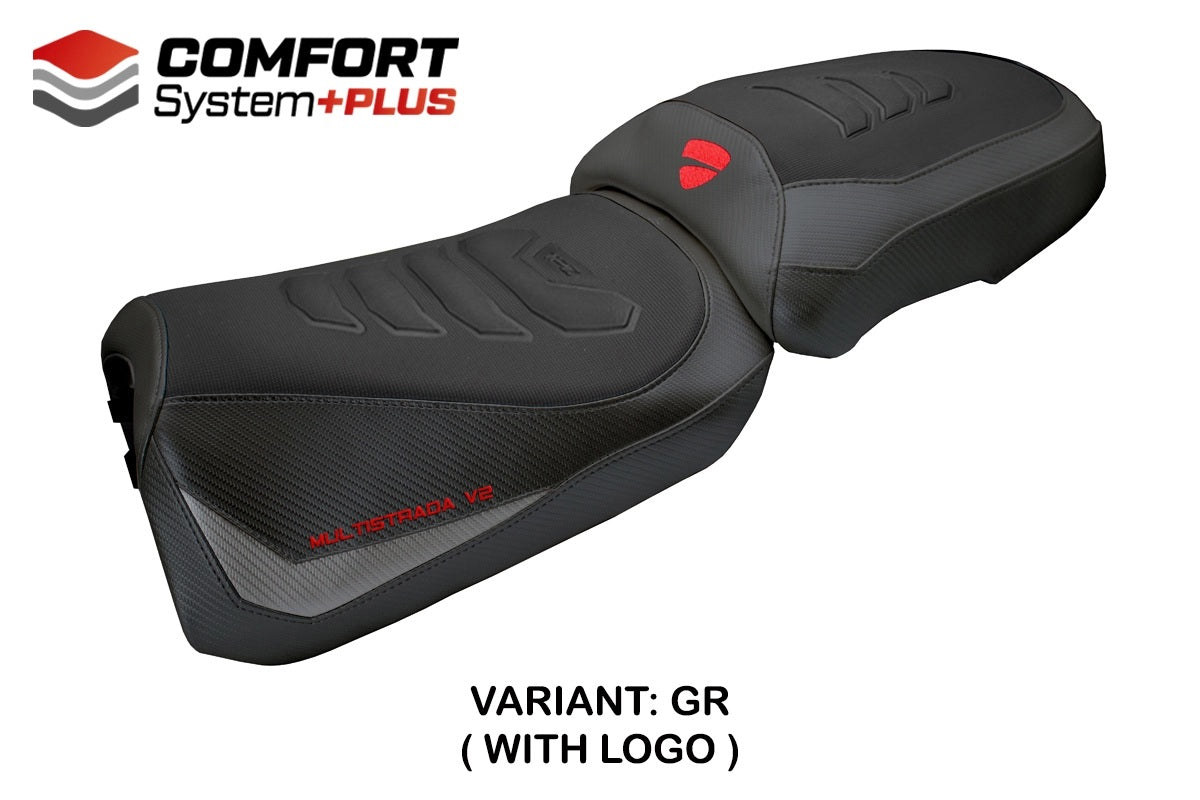 Ducati Multistrada V2 2025-2026 Seat Cover TPZ Italia Comfort Plus Grey