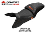 KTM 1390 Super Adventure S 2025-2026 Seat Cover TPZ Italia Comfort Plus Black