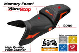 KTM 1390 Super Adventure S 2025-2026 Seat Cover TPZ Italia Comfort Plus Orange Black