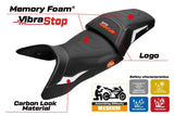KTM 1390 Super Adventure S 2025-2026 Seat Cover TPZ Italia Comfort Plus White Black