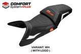 KTM 1390 Super Adventure S 2025-2026 Seat Cover TPZ Italia Comfort Plus White Black