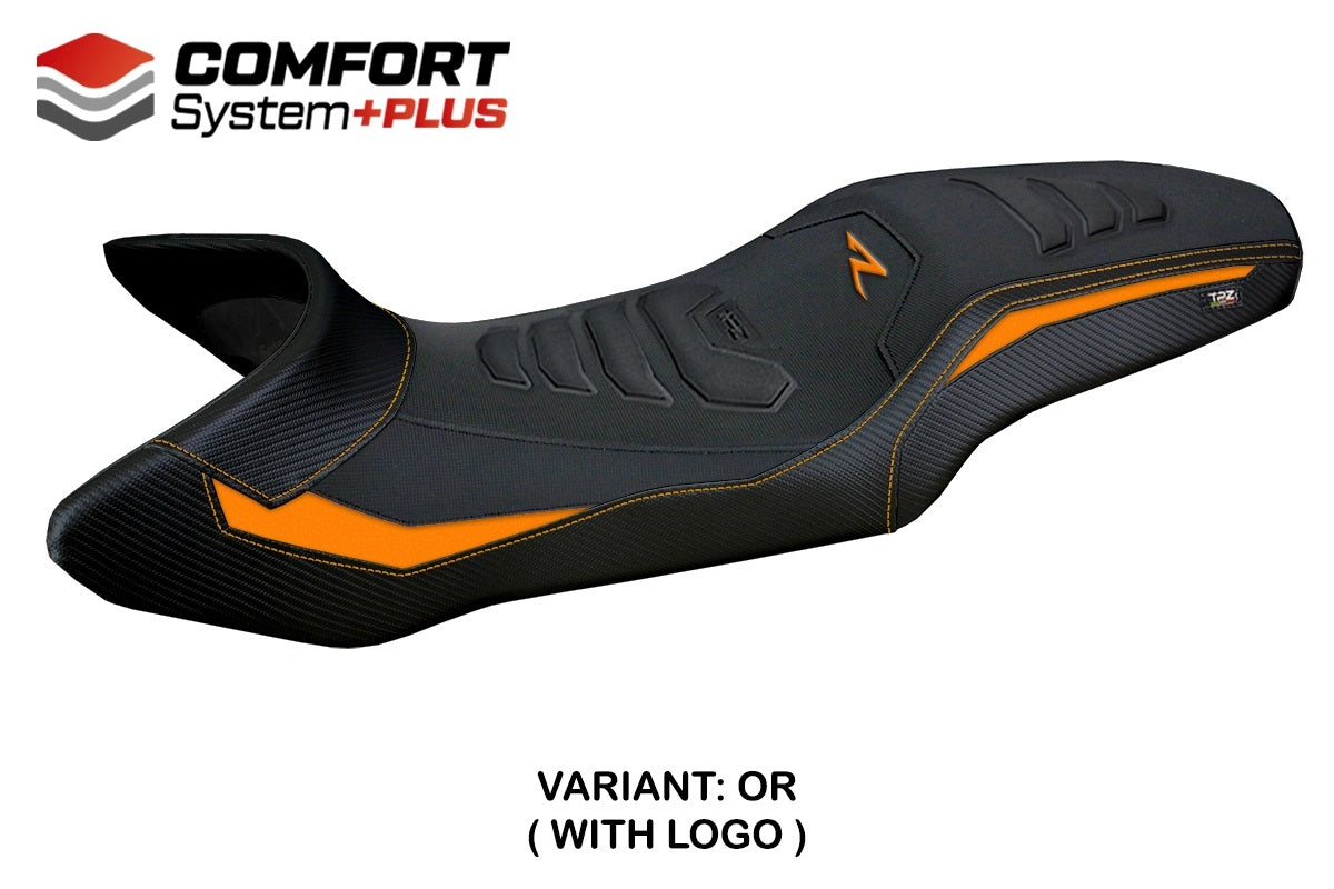 KTM 1390 Super Adventure R 2025-2026 Seat Cover TPZ Italia Comfort Plus Orange Black