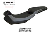 Funda de asiento Aprilia Caponord 1200 2013-2016 2017 Tappezzeria Italia TPZ Comfort Gris Negro