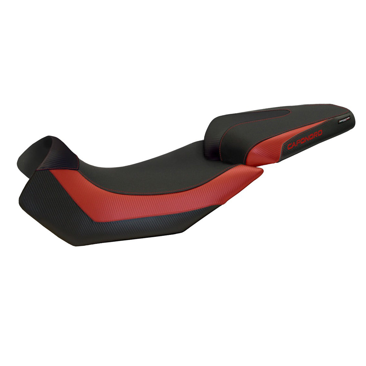 Funda de asiento Aprilia Caponord 1200 2013-2016 2017 Tappezzeria Italia TPZ Comfort Rojo Negro