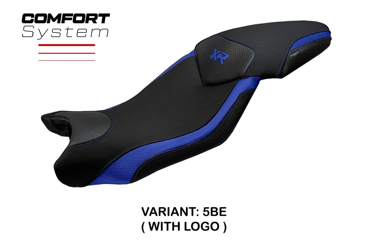 BMW S1000XR 2015-2019 Seat Cover TPZ Italia Comfort Blue Black