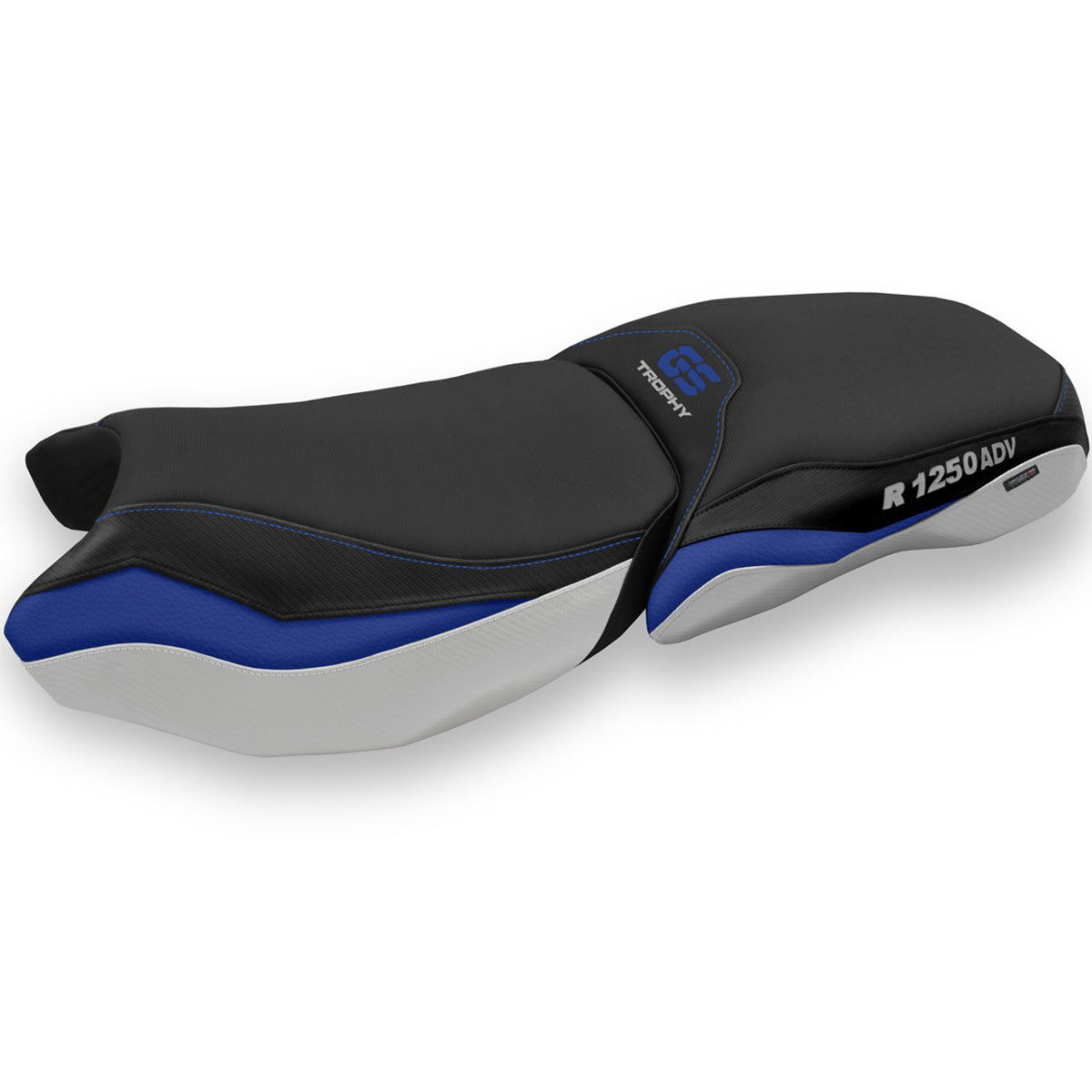 BMW R1250 GS Adventure 2019-2024 Seat Cover TPZ Italia Comfort Blue White