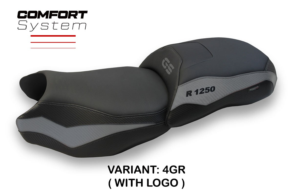 BMW R1250 GS 2019-2023 Seat Cover TPZ Italia Comfort Grey Black