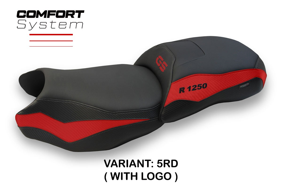 BMW R1250 GS 2019-2023 Seat Cover TPZ Italia Comfort Red Black