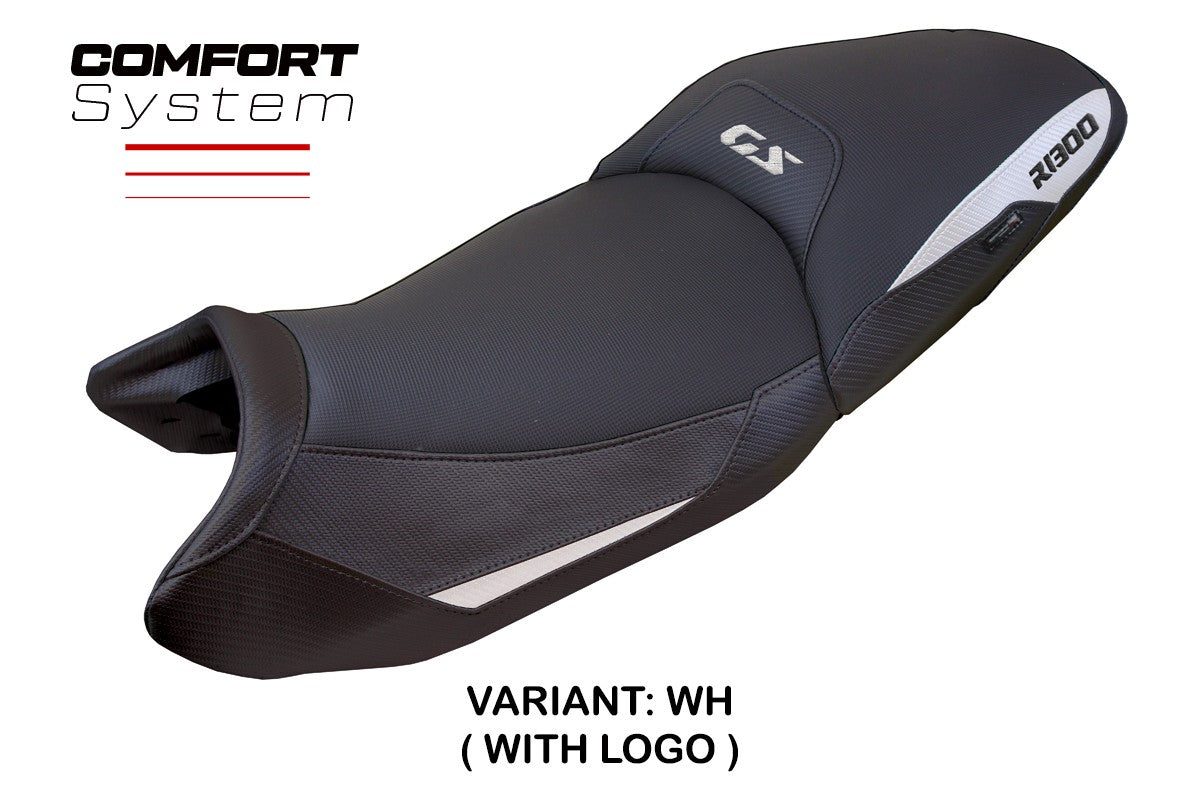 BMW R1300GS Touring 2023-2026 Seat Cover TPZ Italia Comfort White Black
