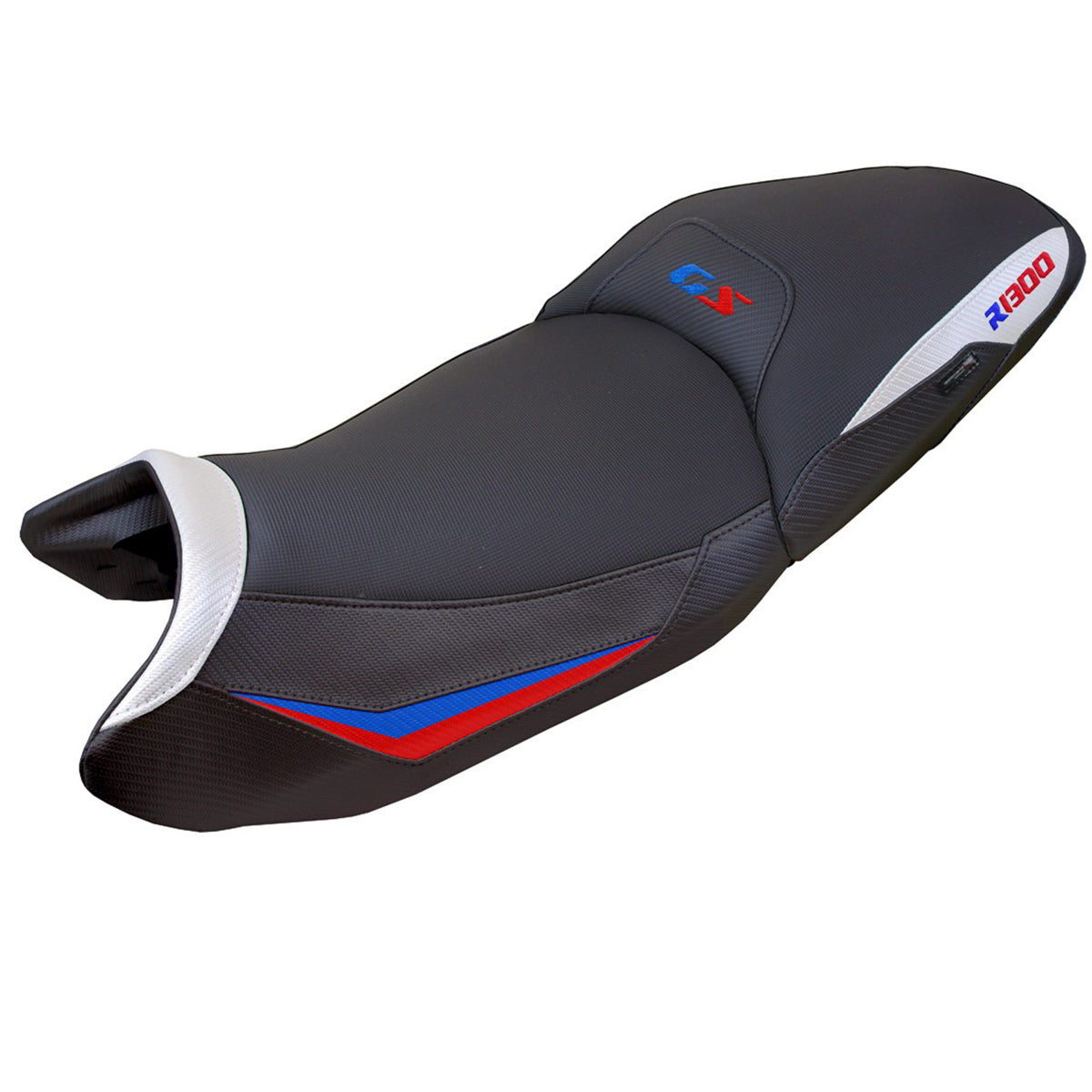 BMW R1300GS Touring 2023-2026 Seat Cover TPZ Italia Comfort White Red Blue
