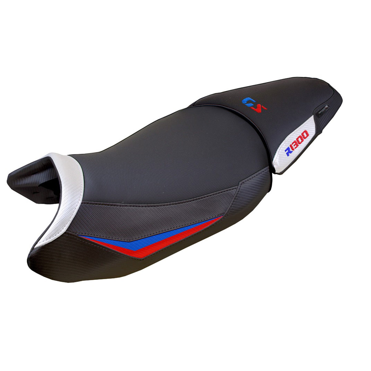 BMW R1300GS 2023-2026 Seat Cover TPZ Italia Comfort White Red Blue